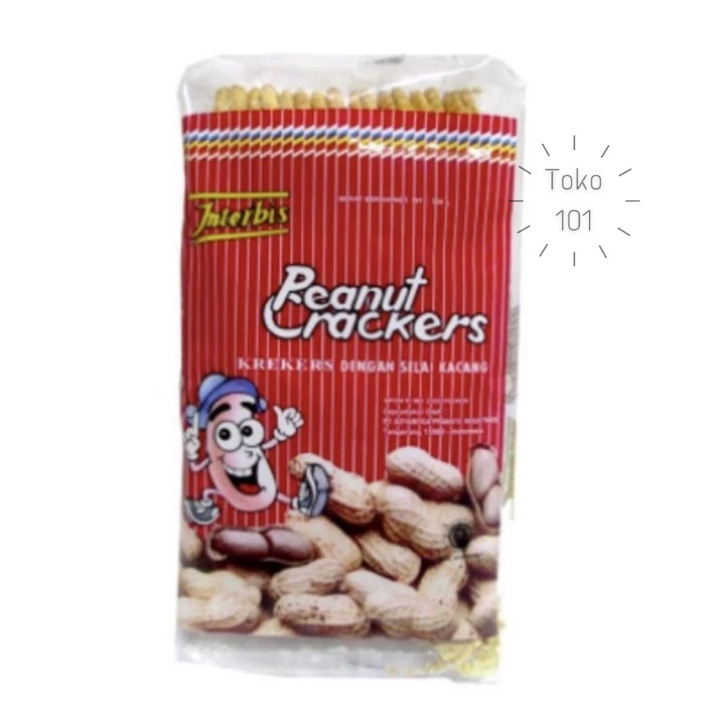 

Interbis Peanut Crackers Biskuit Kacang