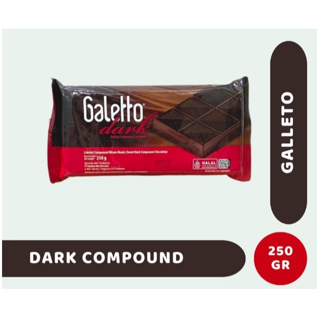 

Galetto Dark Chocolate Compound 250gr