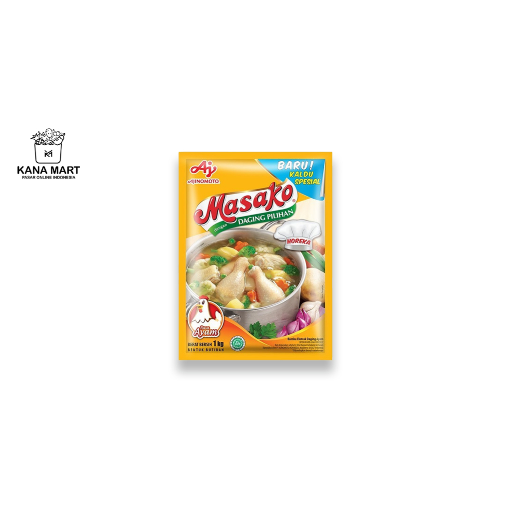 

Kaldu Rasa Ayam Masako (1kg) /pc