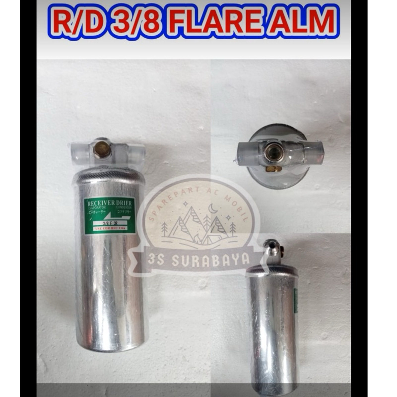 Drier Suzuki Escudo Lama Ac Mobil Filter Dryer Receiver Dryer 3/8 Flaring Lama (Baru/New)