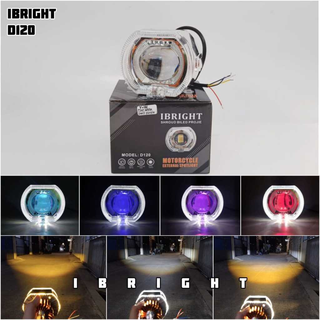 IBRIGHT D120 - Projie Biled Cut Off Silver Series 3inc