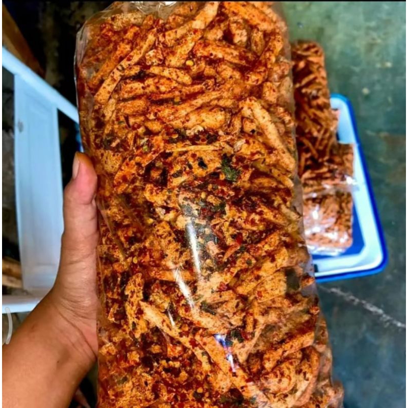 

Basreng Pedas Sultan Viral Seblak Kering Daun Jeruk kencur