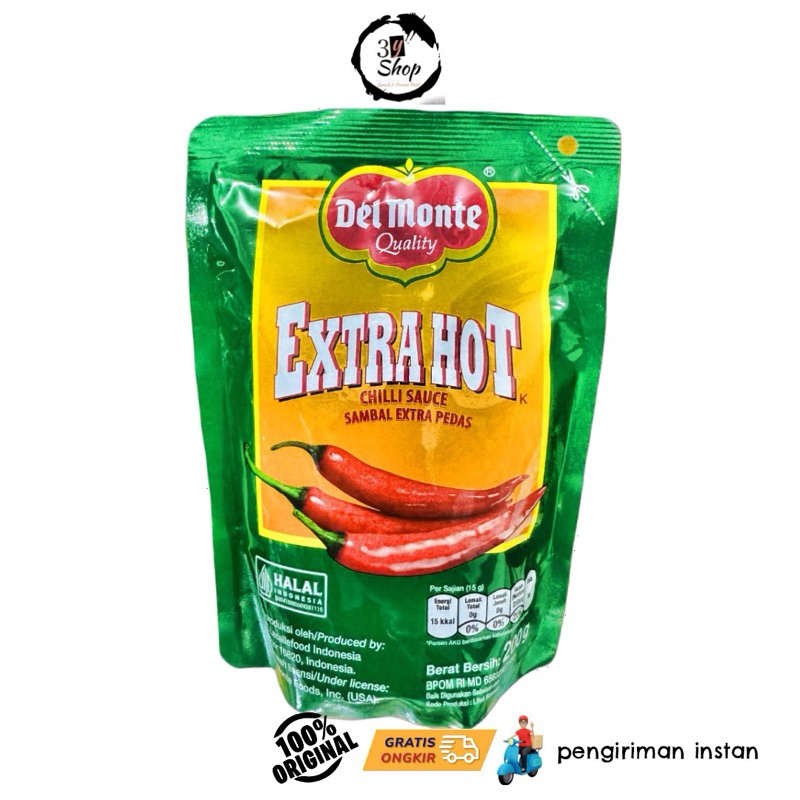 

DEL MONTE CHILI SAUCE EXTRA HOT 200 gr