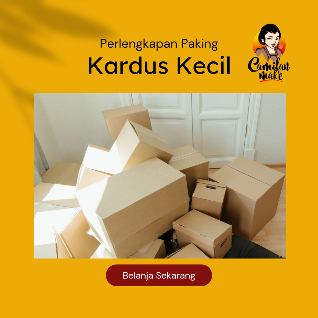 

KARDUS TAMBAHAN KECIL UNTUK PAKING LEBIH AMAN