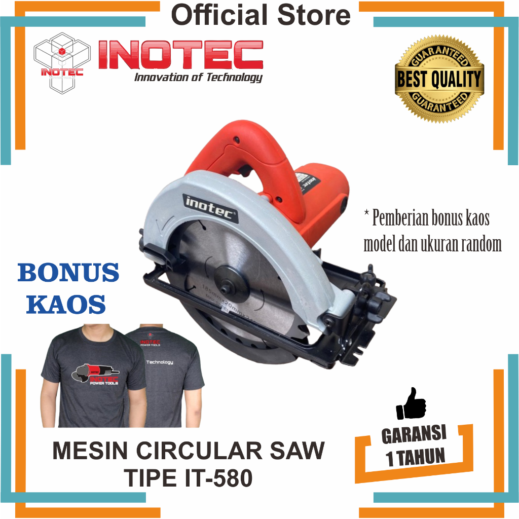Mesin gergaji listrik Inotec IT-580