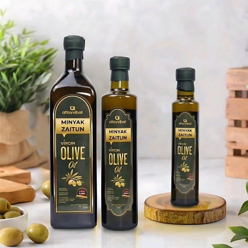 

Minyak Zaitun Olive Oil Virgin 500ml | Minyak Zaitun Attayyibat Syiria