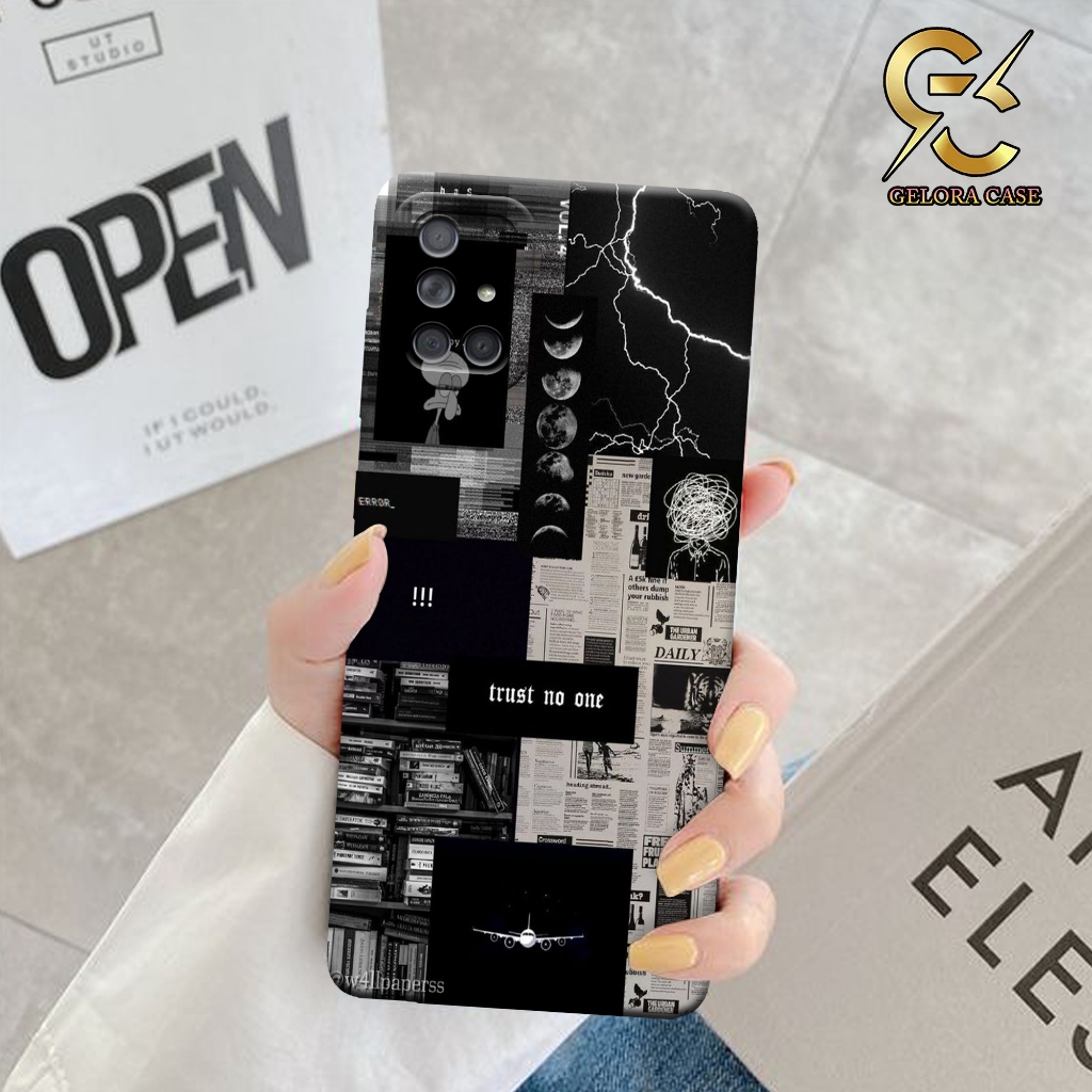 Case Samsung A71 2020 - geloracase - Casing Samsung A71 4g - Motif case Aesthetic - Samsung - Softca