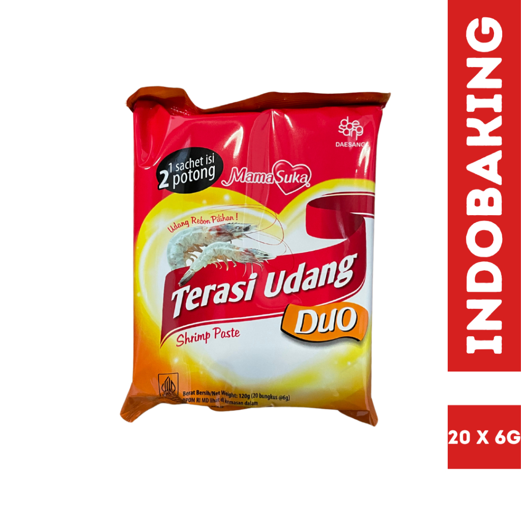 

MamaSuka Terasi Udang Duo isi 20 Sachet 6g