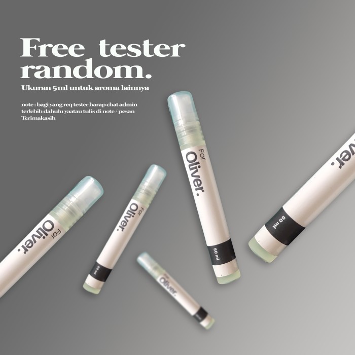 Tester Parfum Hambel Original 5ml Oliver Cuddle Candu Tabrani Xixi Xoxo Bestie Me Time Staycation La