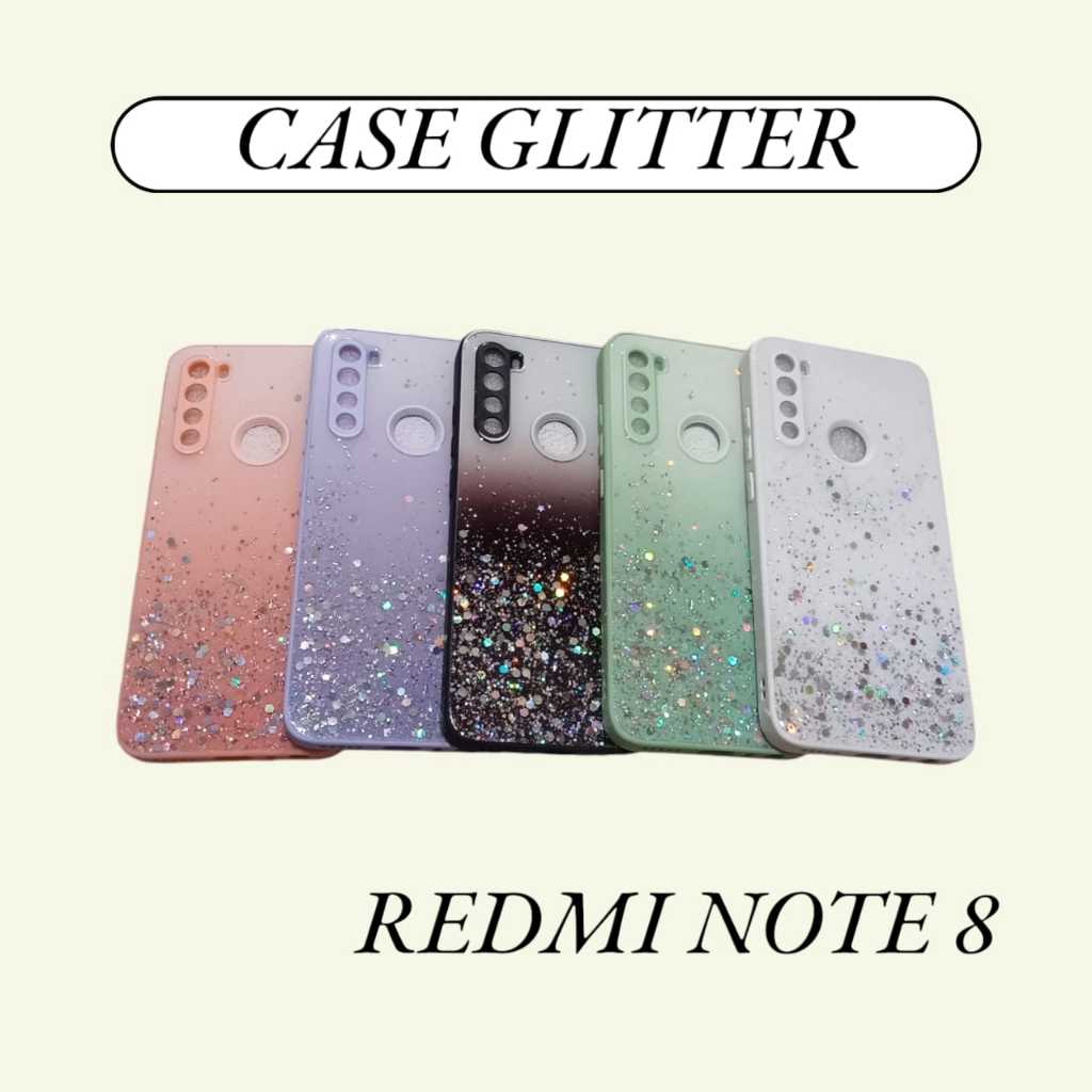 Case Glitter REDMI NOTE 8 Bling Star Light Candy