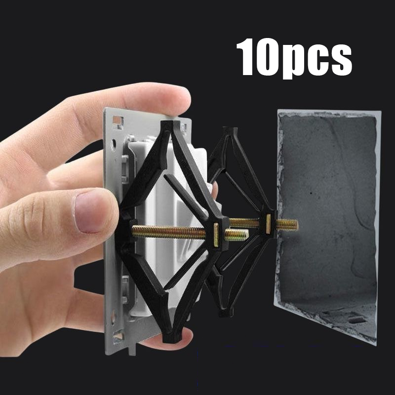 10PCS 86mm Per Dinding Tanpa Inbow Kotak Perbaikan Sekrup Steker Switch Soket Kotak 86 Soket Perbaik