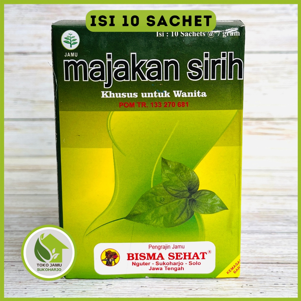 

Jamu Keputihan Majakan Sirih bubuk isi 10 Sachet Bisma Sehat