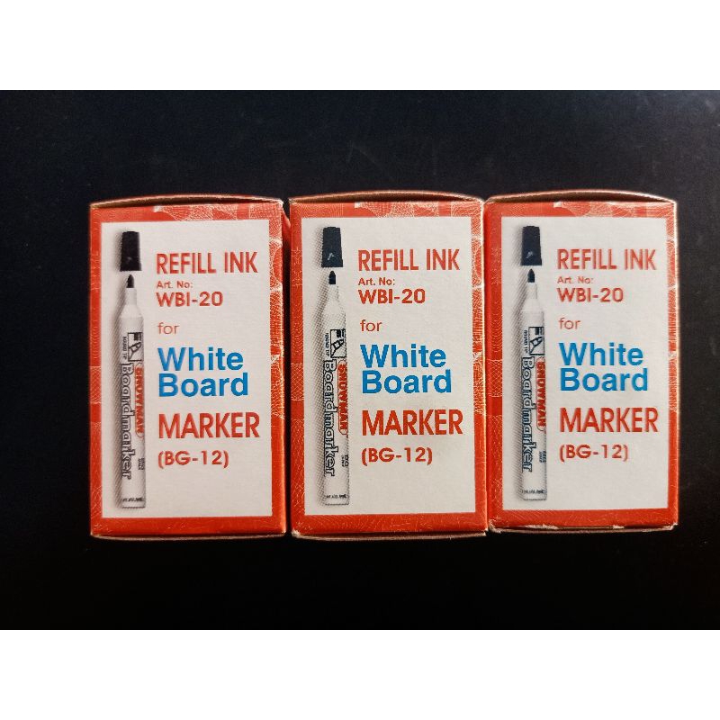 

Refil INK WBI-20 White Board Marker (BG-12) Snowman