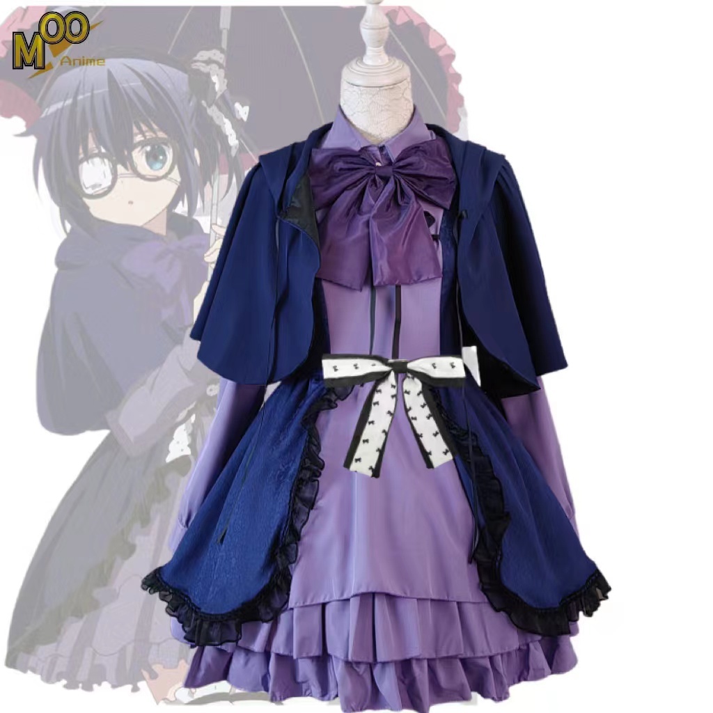 Love, Chunibyo & Other Delusions cosplay costume Takanashi Rikka cosplay csotume and wig Takanashi R