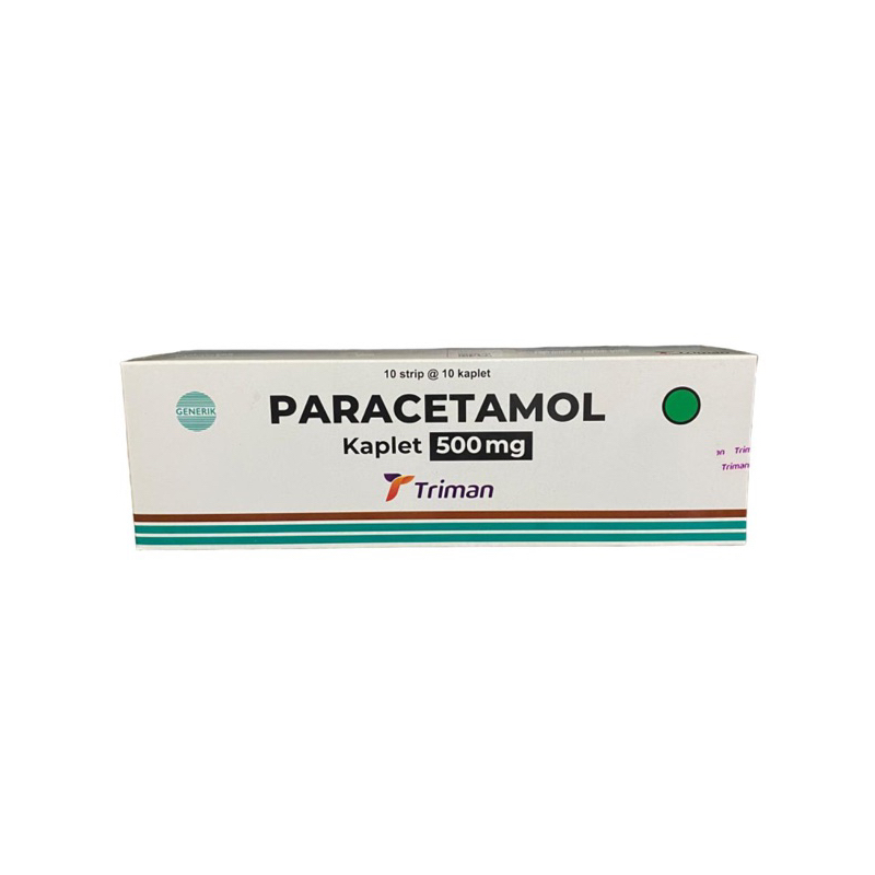 paracetamol 500mg box 100 tablet