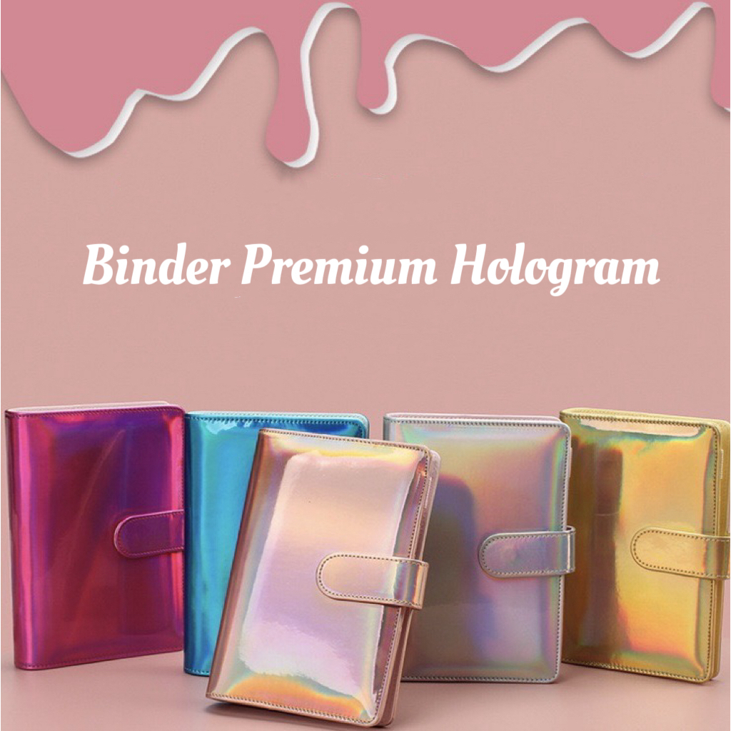 

READY Binder Premium Hologram Holographic A5 6ring A6 6ring Planner Notebook