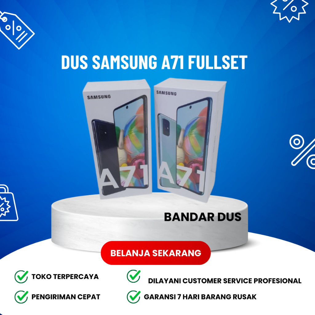 

DUSBOOK DUS BOX BOOK KOTAK ORIGINAL SAMSUNG A71 FULLSET ACC