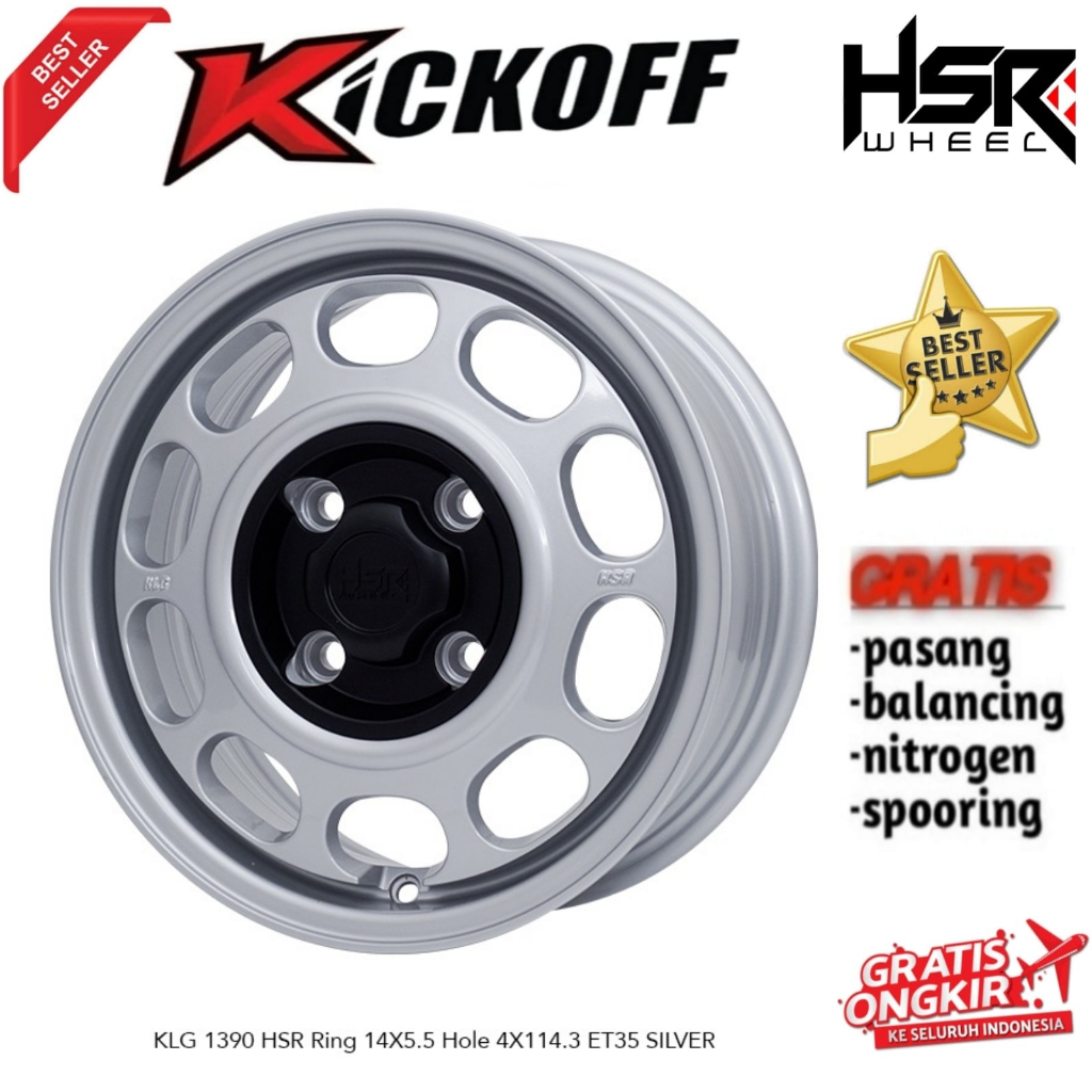 VELG KLG RING 14 SILVER BUAT AVANZA EVALIA XENIA KIJANG LGX MAESTRO GALANT LATIO DLL