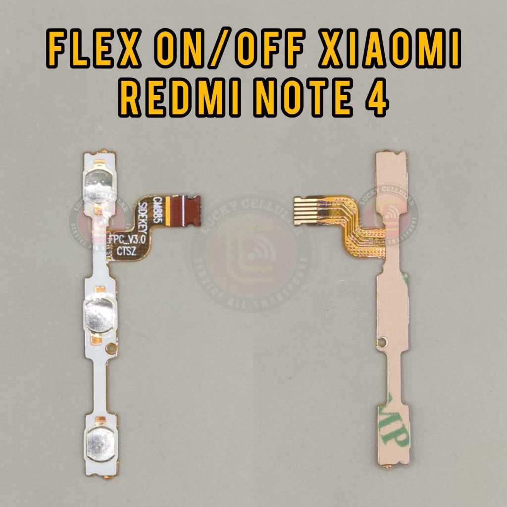 FLEXIBLE ON/OFF + VOLUME XIAOMI NOTE 4