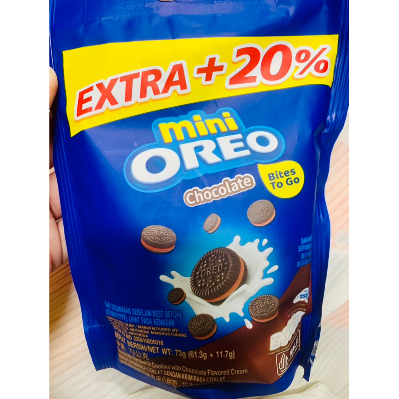 

Mini oreo cokelat/original stand up pouch