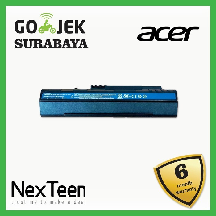 Original Baterai Acer Aspire One N214 ZG5 D150 D250 AOD250 Series