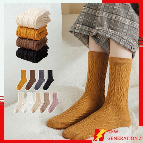 NGZ Kaos Kaki 6997 Kaos Kaki Panjang Wanita Dewasa Embos Renda Kaos Kaki Wanita Korean Style