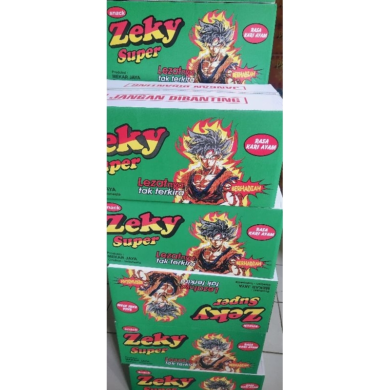 

Snack Chiki Zeki Super Rasa Kari Ayam Isi 10 Pcs Berhadiah