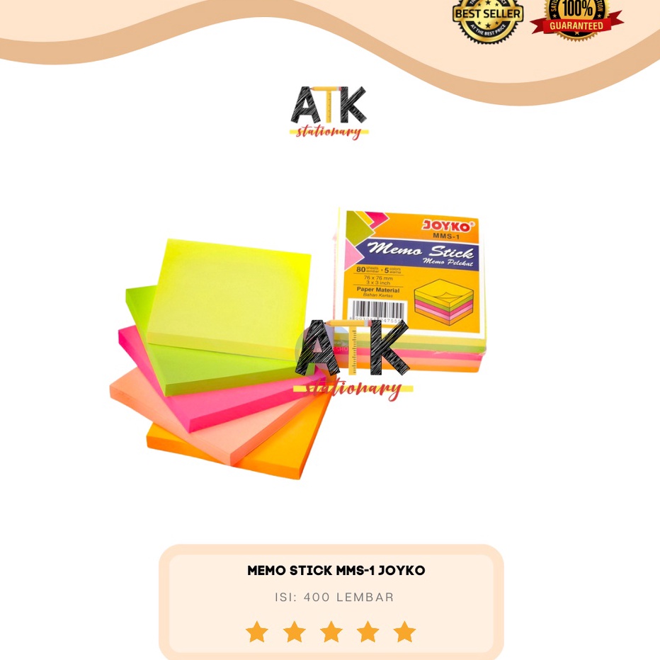 

DISKON NATAL Memo Stick MMS1 Sticky Note Kertas Memo Memo Tempel atk