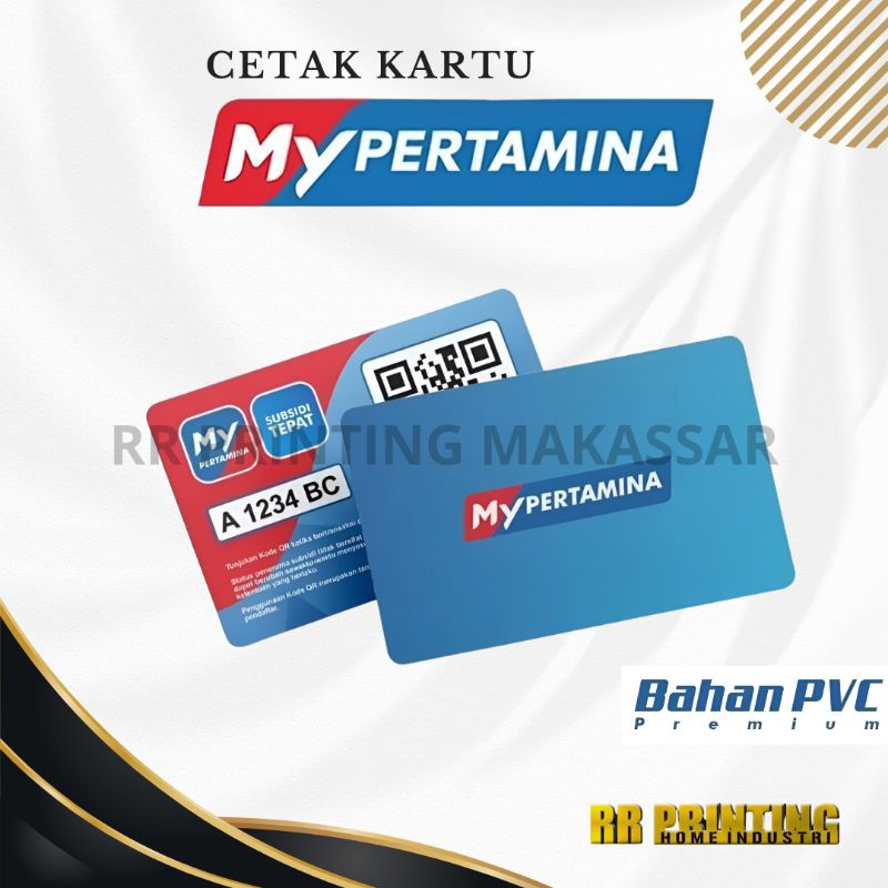 

CETAK KARTU MYPERTAMINA / BAHAN PVC / ID CARD / INSTAN