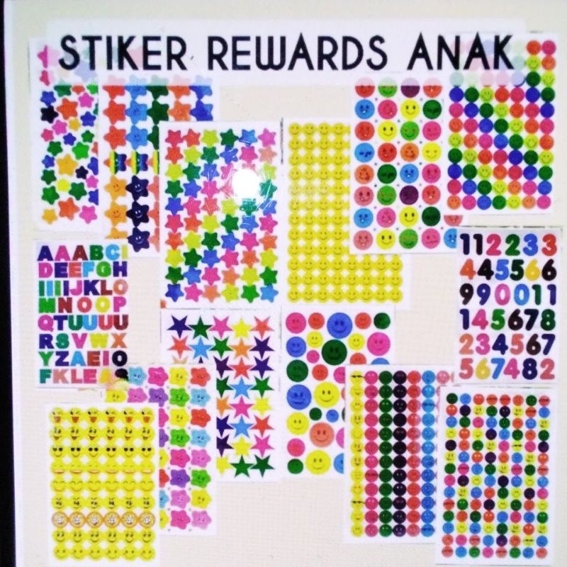 

Stiker Reward Edukasi Hadiah Prestasi Sticker Label