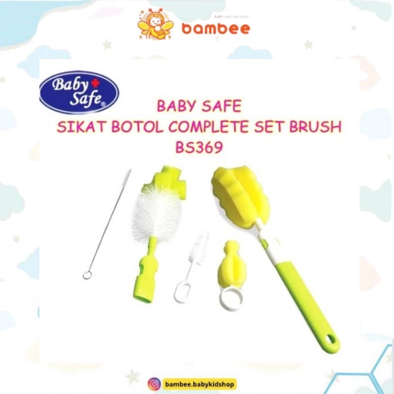 Babysafe BS369 complete set bottle brush