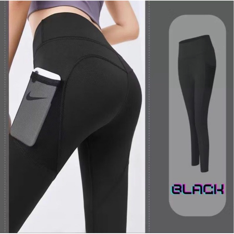 (Preloved) Legging Sport Hitam