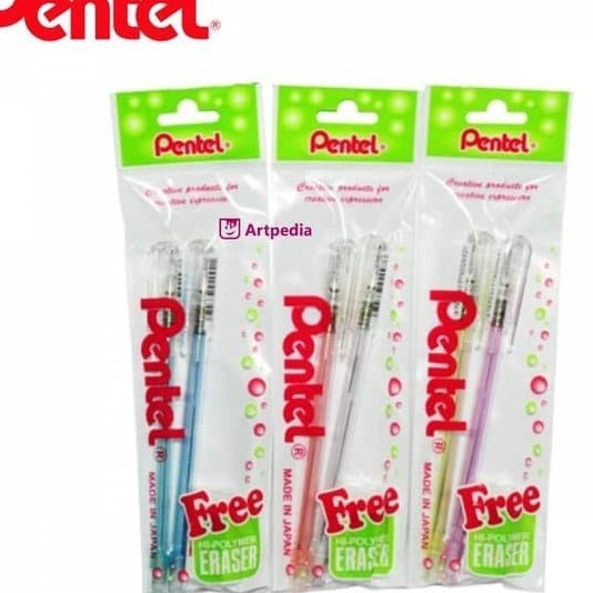 

KUALITAS TANPA KOMPROMI PENTEL Pensil Mekanik Pentel Set 5 mm 2 Pensil 1 Penghapus Caplet Tutup