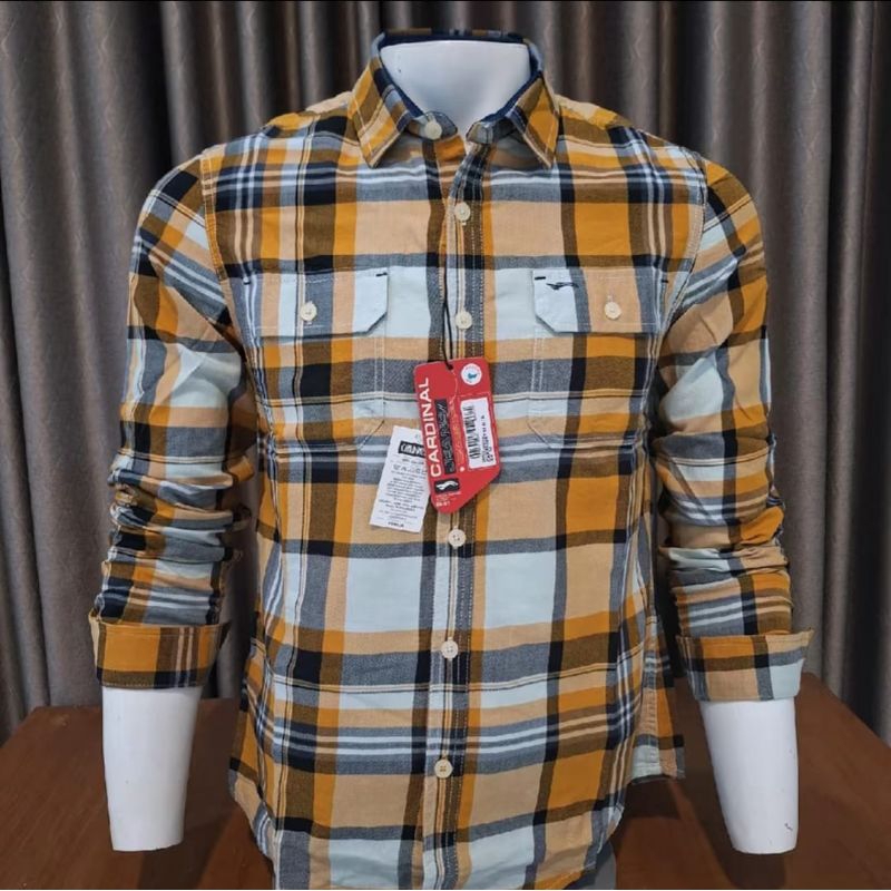 KEMEJA PRIA CARDINAL JEANS KUNING