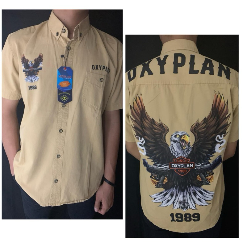 kemeja oxyplan motif 3 DIMENSI