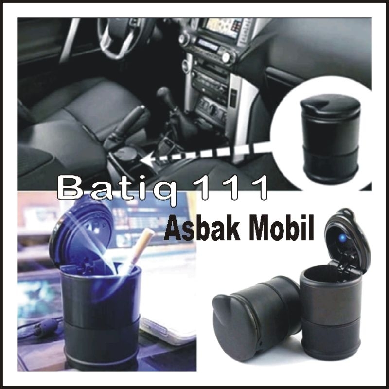 Asbak Mobil , Asbak Berlampu LED , Asbak Rokok