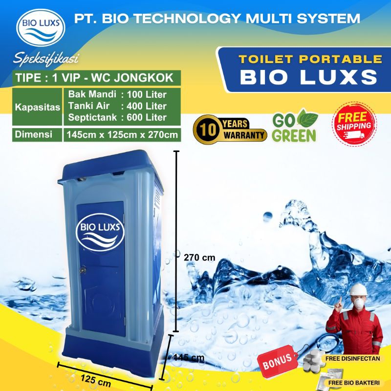 Toilet Portable VIP Jongkok