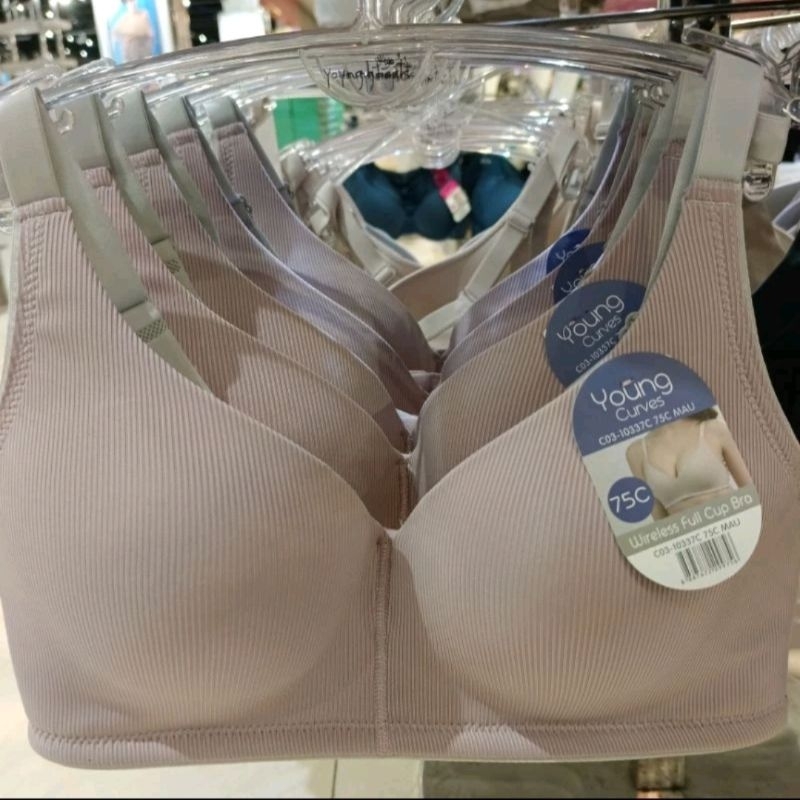 YOUNG CURVES BRA TANPA KAWAT FULL CUP C (C03-10337)