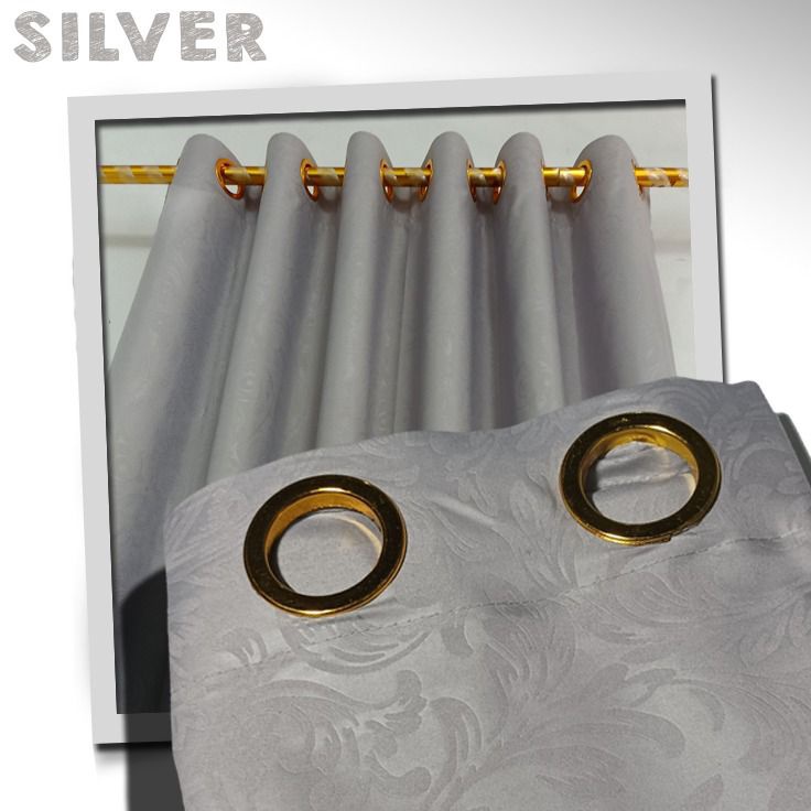 Super Luar Biasa  TIRAI PINTU DAN GORDEN JENDELA POLOS EMBOS SMOKERING 12 LUBANG KORDEN ABU TUA