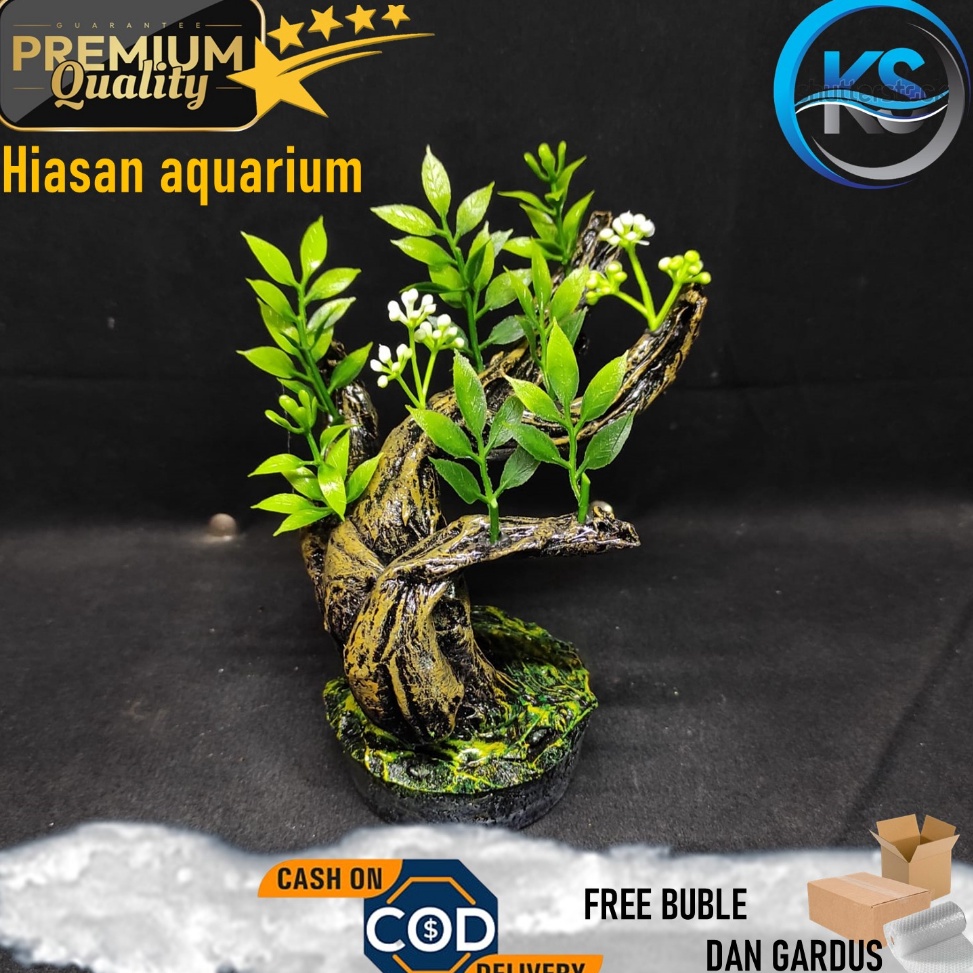 Pencarian Terpopuler Hiasan Aquarium Bonsai Liux l Hiasan Akuarium Tanaman Plastik Bonsai Liux