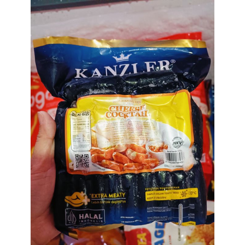 

Kanzler Sosis Cheese Cocktail 500 gram