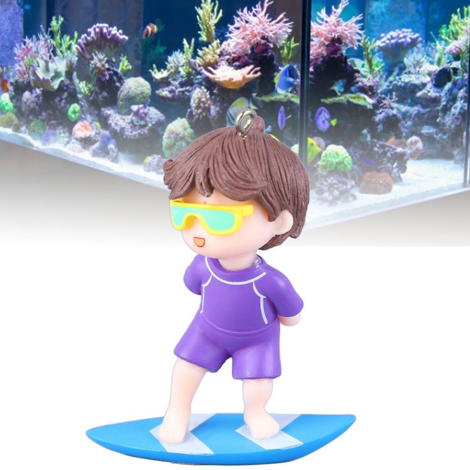 Spesial Terkini Hiasan aquarium peselancar hiasan aquarium orang selancar hiasan aquarium orang surf