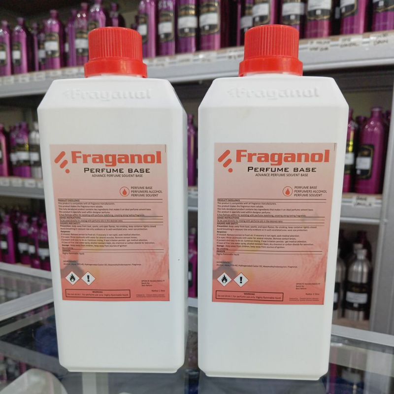 FRAGANOL perfume base,ukuran 1 liter , campuran super berkualitas dan sudah BPOM