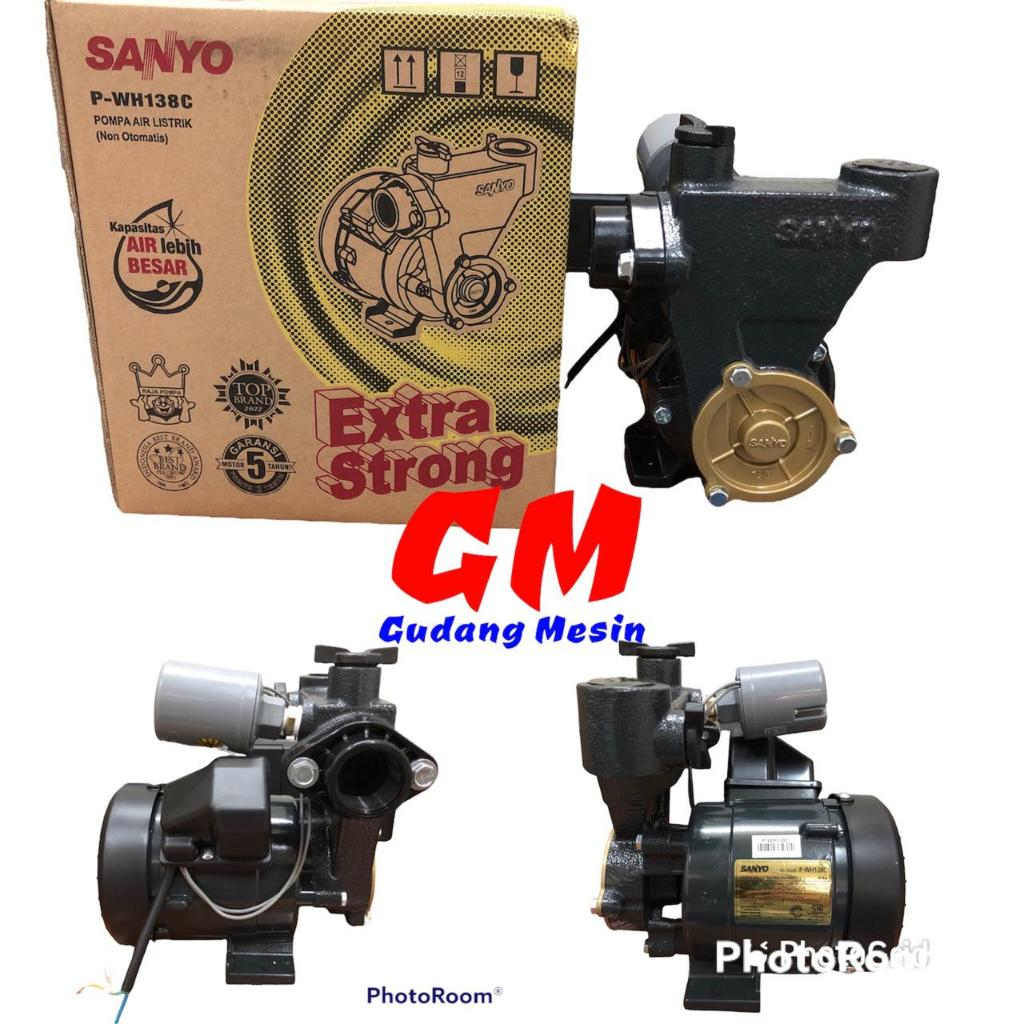 Pompa sanyo otomatis pompa transfer air pam pompa transfer sanyo otomatis