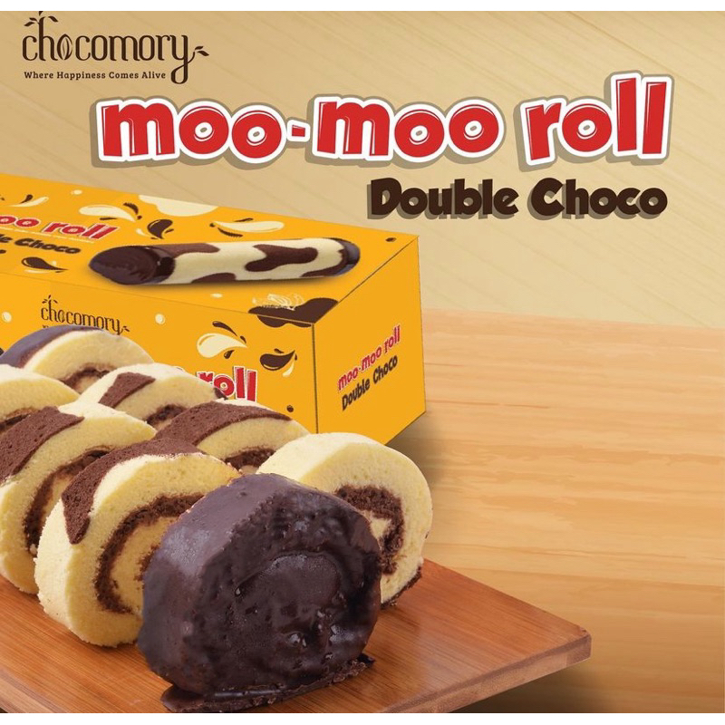 

CHOCOMORY Moo-moo roll Double Choco - READY JAKARTA 09 Maret 2025