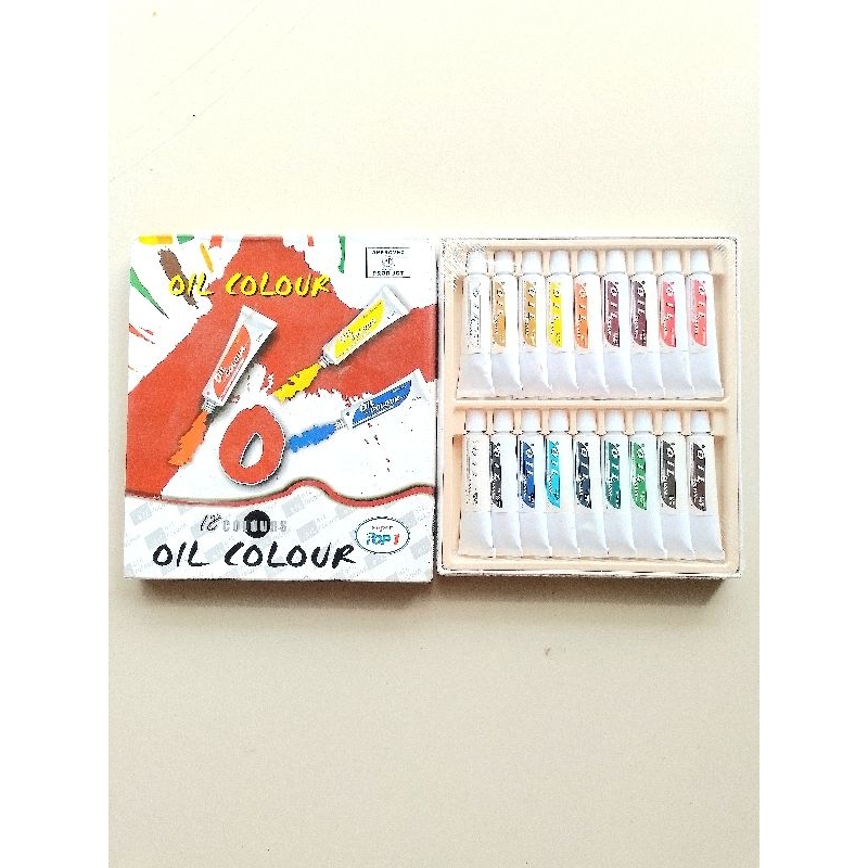 

Cat Minyak Oil Colour Super Pop1 18 Warna ( Set ) RB9
