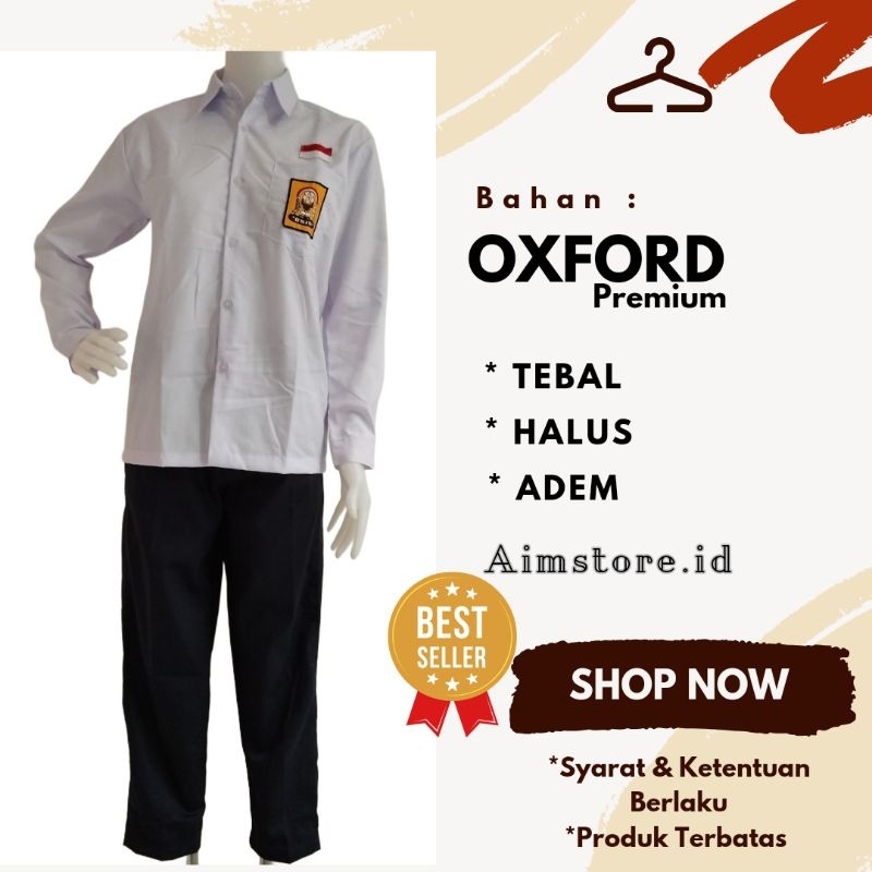 SERAGAM SMP MANSET LAKI LAKI // SERAGAM SMP LENGAN PANJANG LAKI LAKI