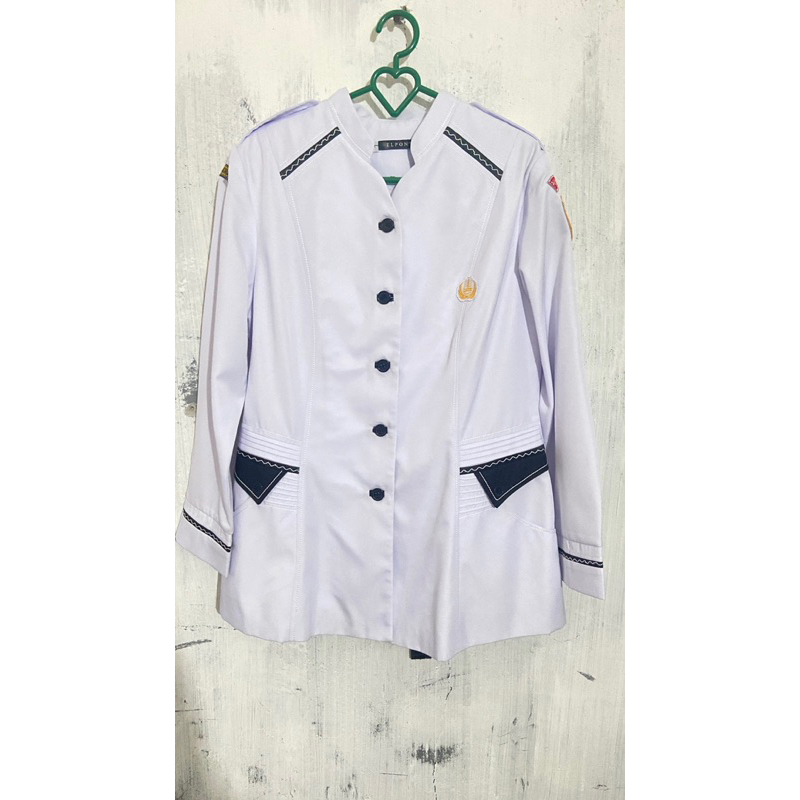 NEW PDH BLAZER Seragam Putih Kerja Wanita