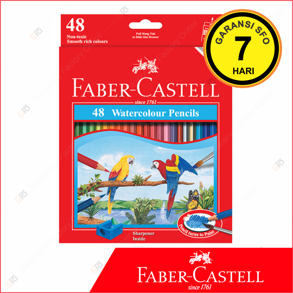 

Pensil Warna Faber Castell Watercolour isi 48