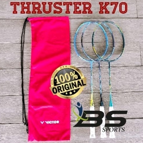 RAKET BADMINTON VICTOR THRUSTER K70 K 70 ORIGINAL